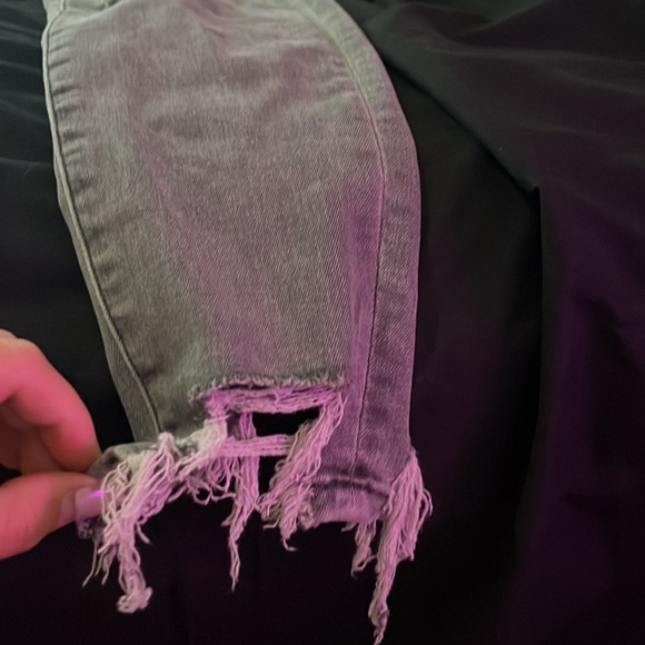 Grey Jeans, American Eagle, NE(X)T Level Stretch, Super High Rise Jegging - Picture 6 of 10